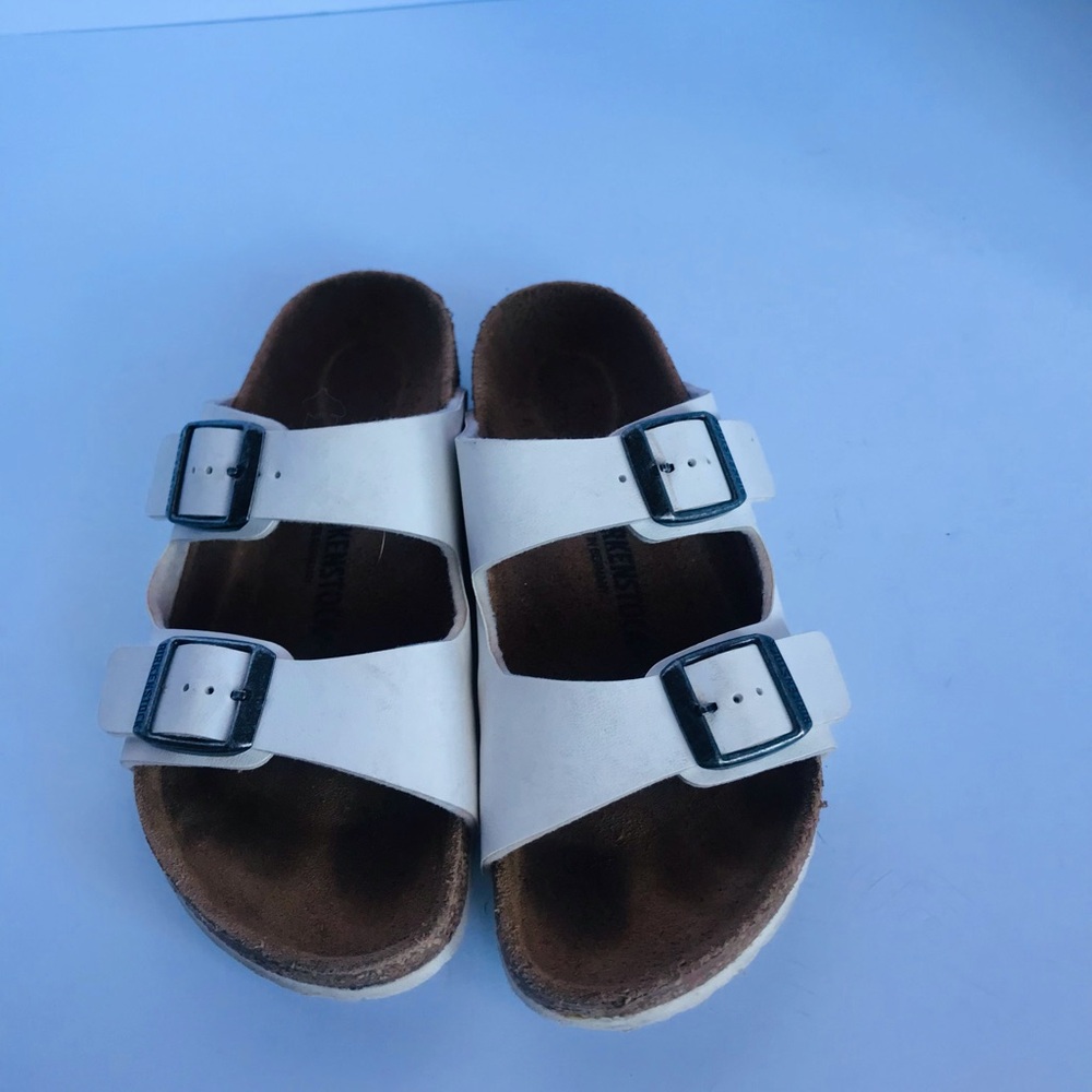 Birkenstock White Kids Sandals